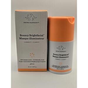 Drunk Elephant Bouncy Brightfacial Brightening Mask Azelaic Salicylic 50ml